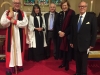 01 - (left to right) Bishop Ed, Rev Linda Carter, Richard Carter, Lady Lansdowne, Lord Lansdowne